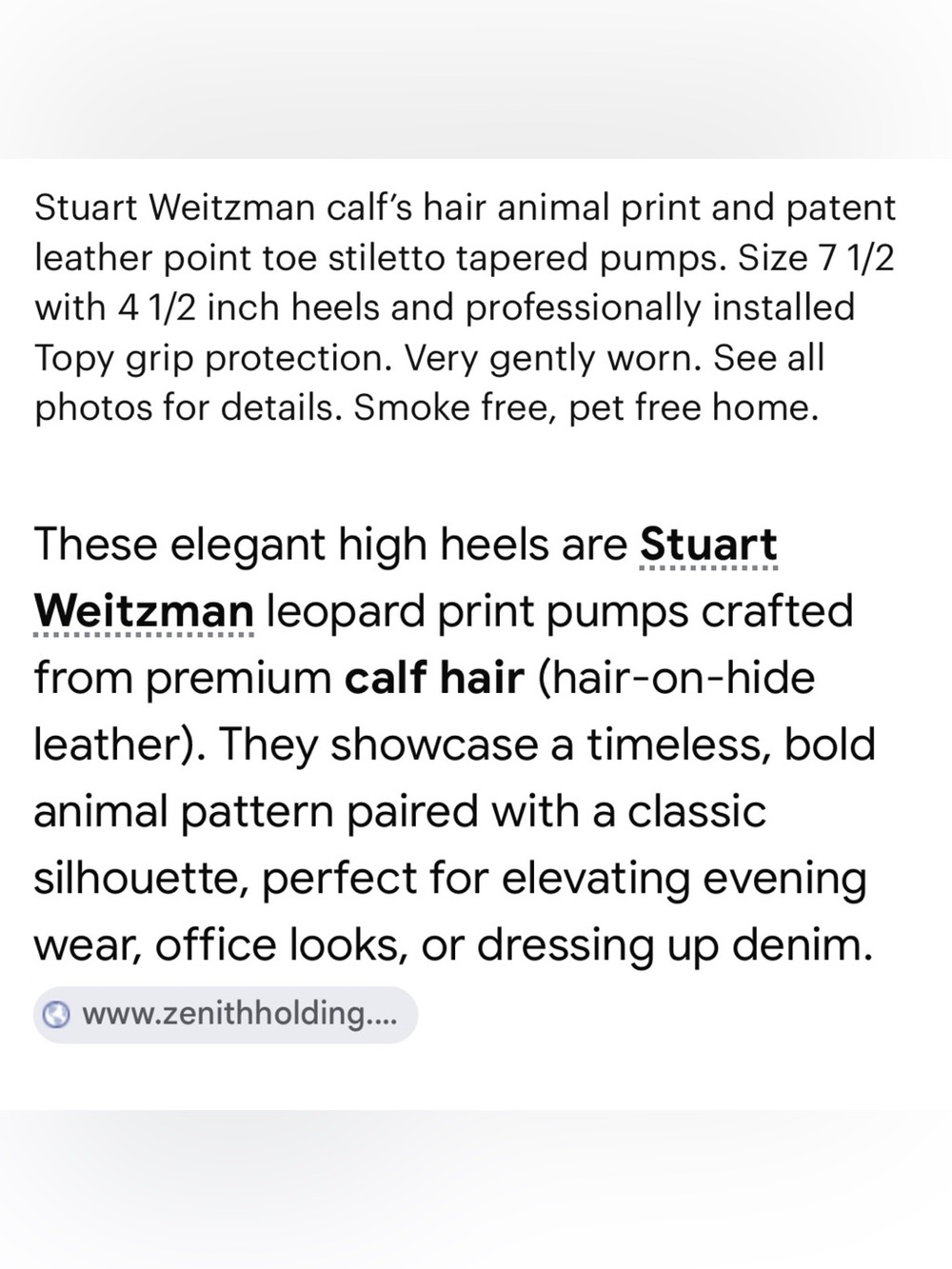 Stuart Weitzman Leopard Print Heels - Picture 15 of 15